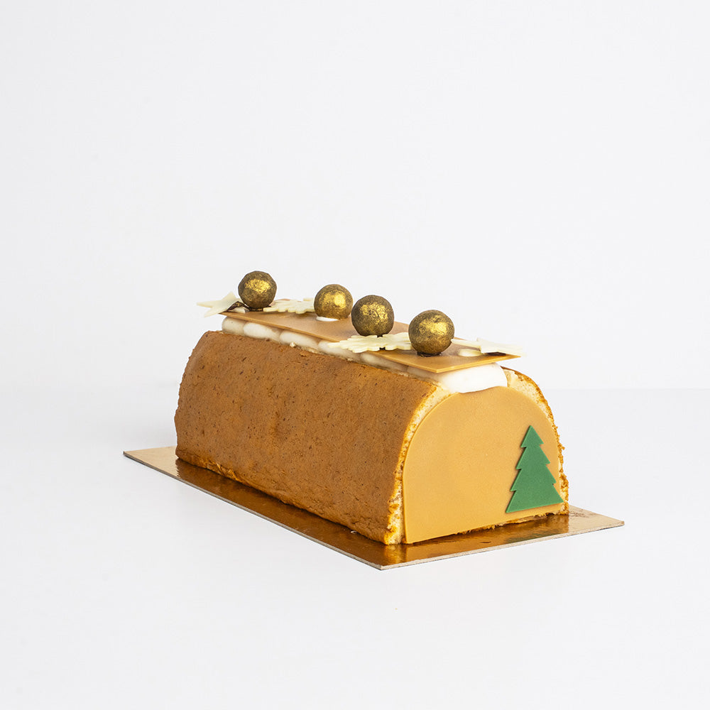 Hazelnut Yule Log for 6