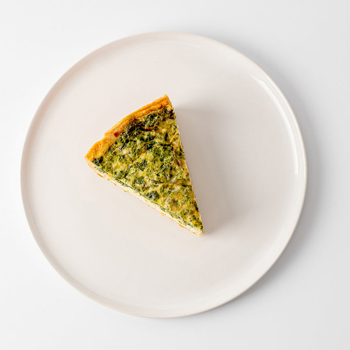 Spinach & Salmon Quiche Cold