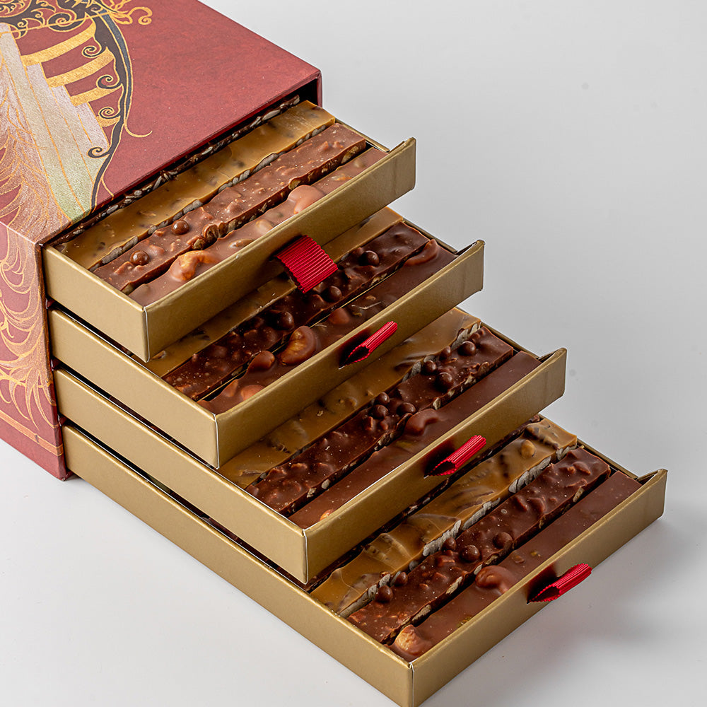 Chocolate Stick Box 4 Drawers