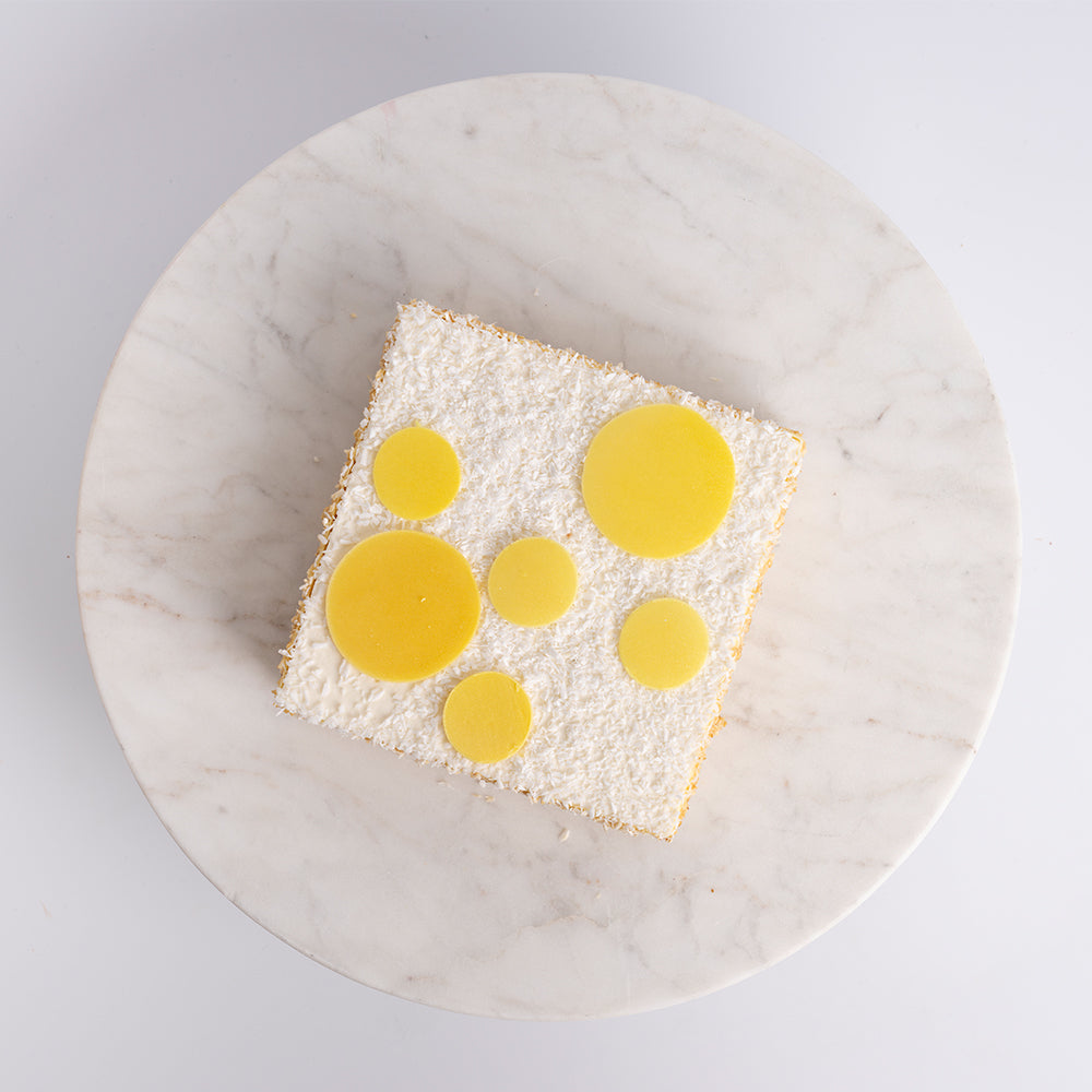 Large Coconut & Mango Cake