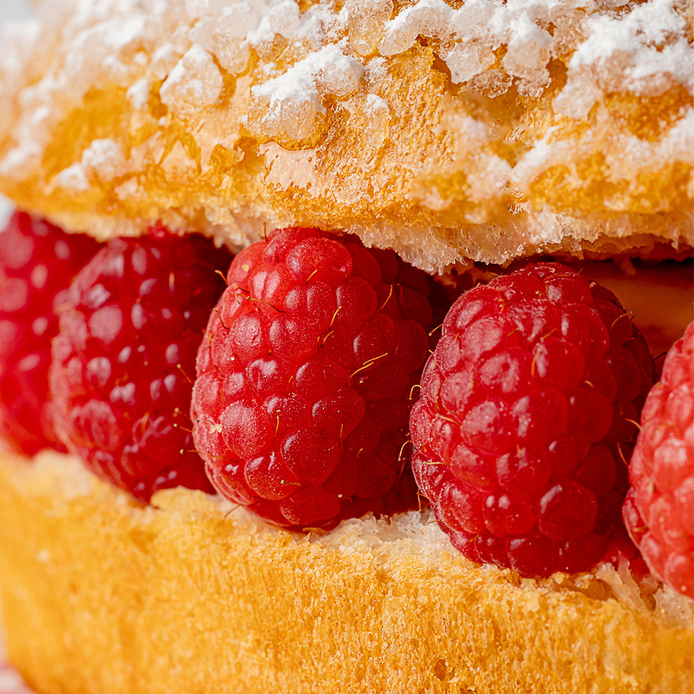 Large Raspberry Tarte Tropezienne