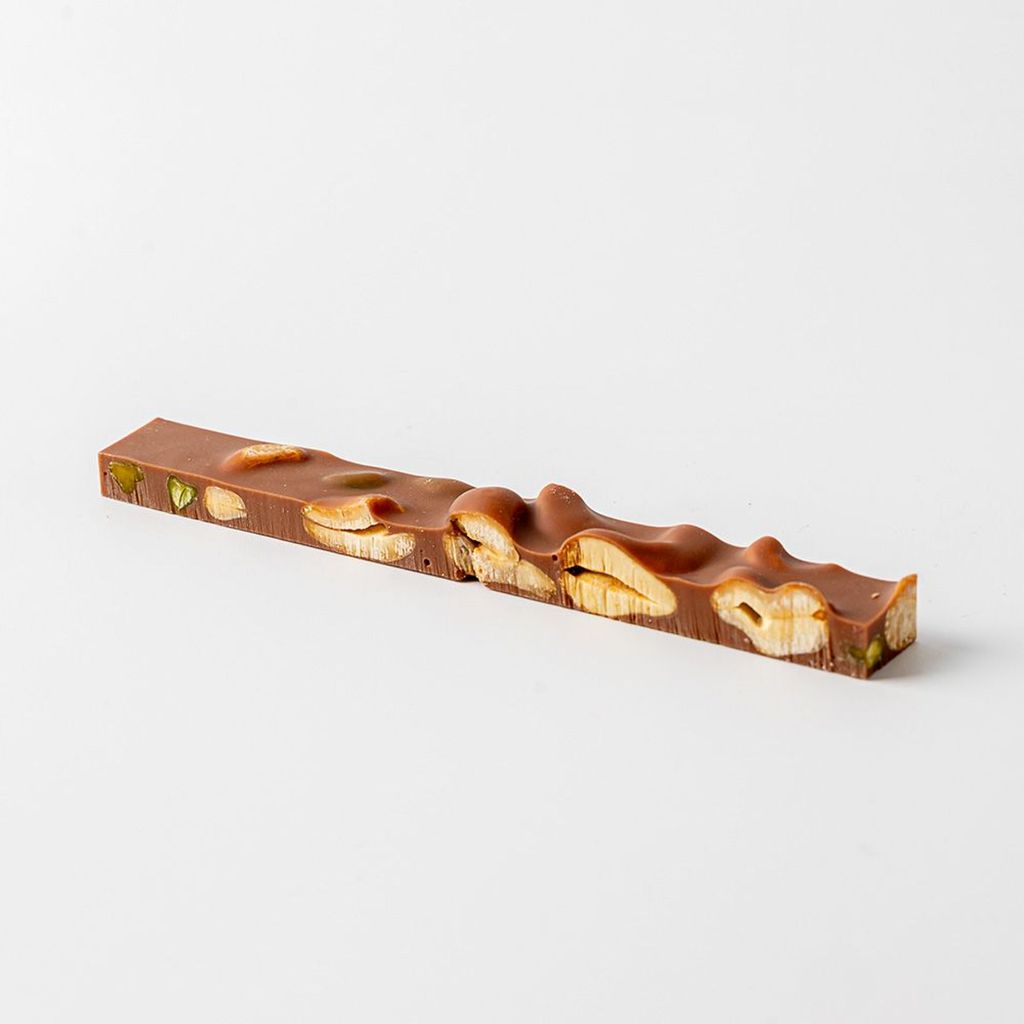 Milk Chocolate Cashew & Pistachio Stick (20gr)