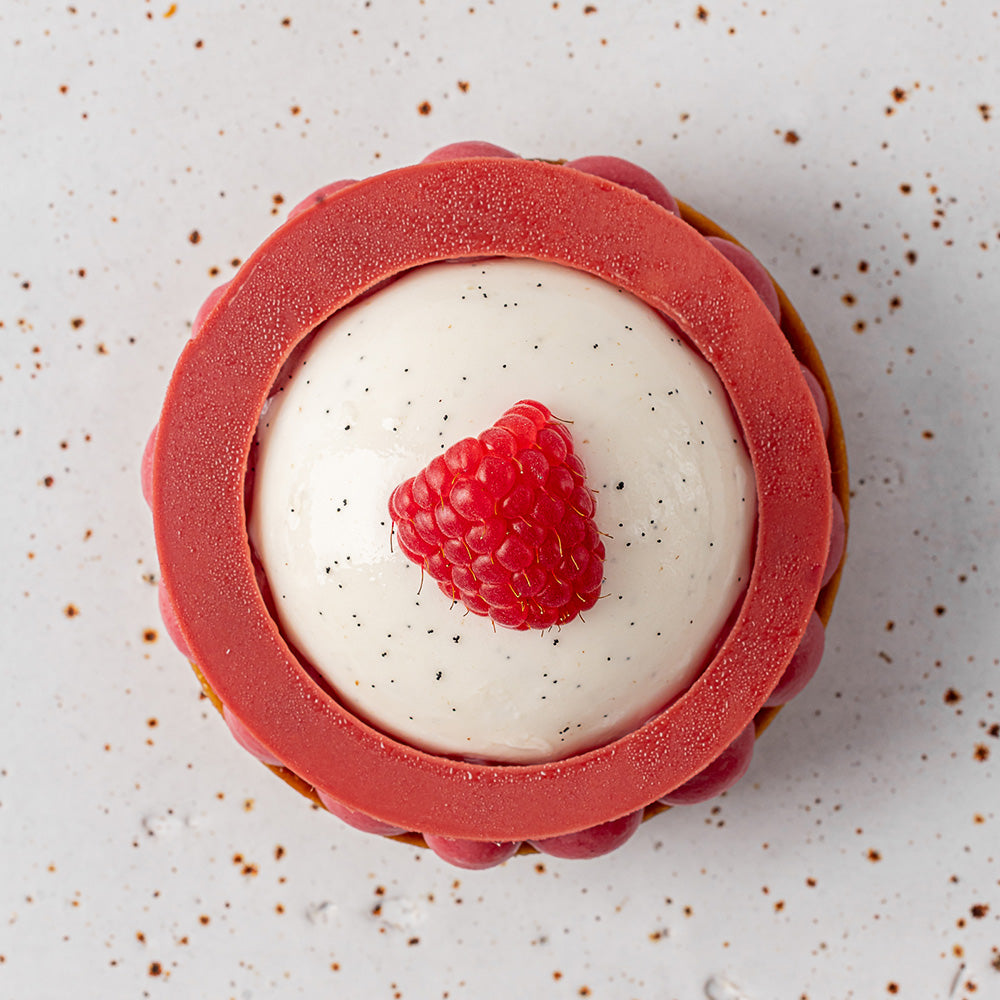 Vanilla & Raspberry Tartlet