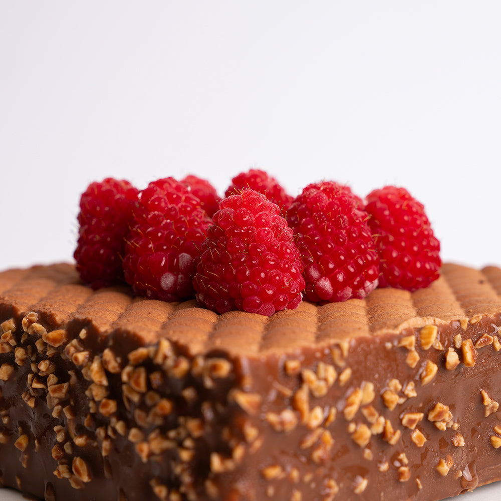 Medium Vegan Raspberry & Chocolate Cake