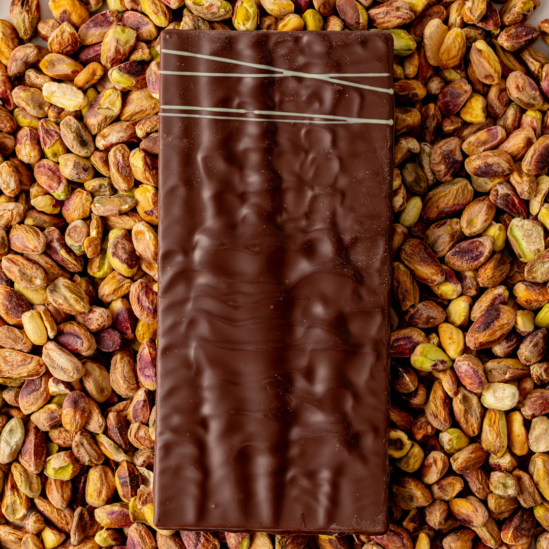 Pistachio & Kataifi Dark Chocolate Bar