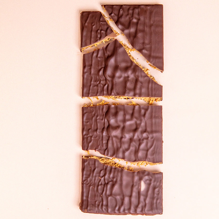 Hazelnut & Kataifi Dark Chocolate Bar