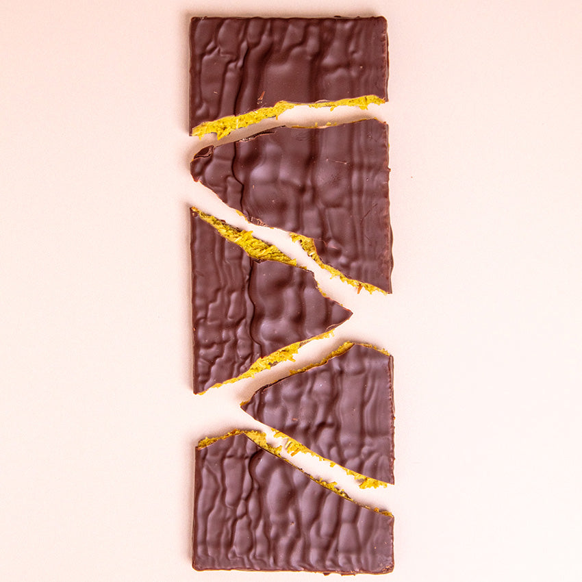 Pistachio & Kataifi Dark Chocolate Bar