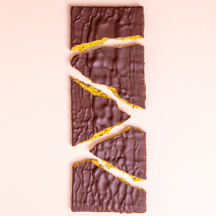 Pistachio & Kataifi Dark Chocolate Bar