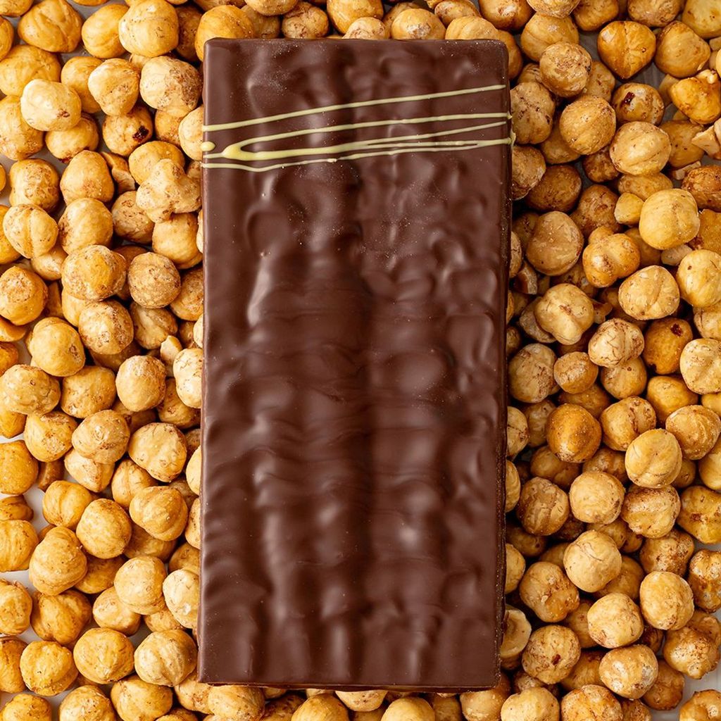 Hazelnut & Kataifi Dark Chocolate Bar