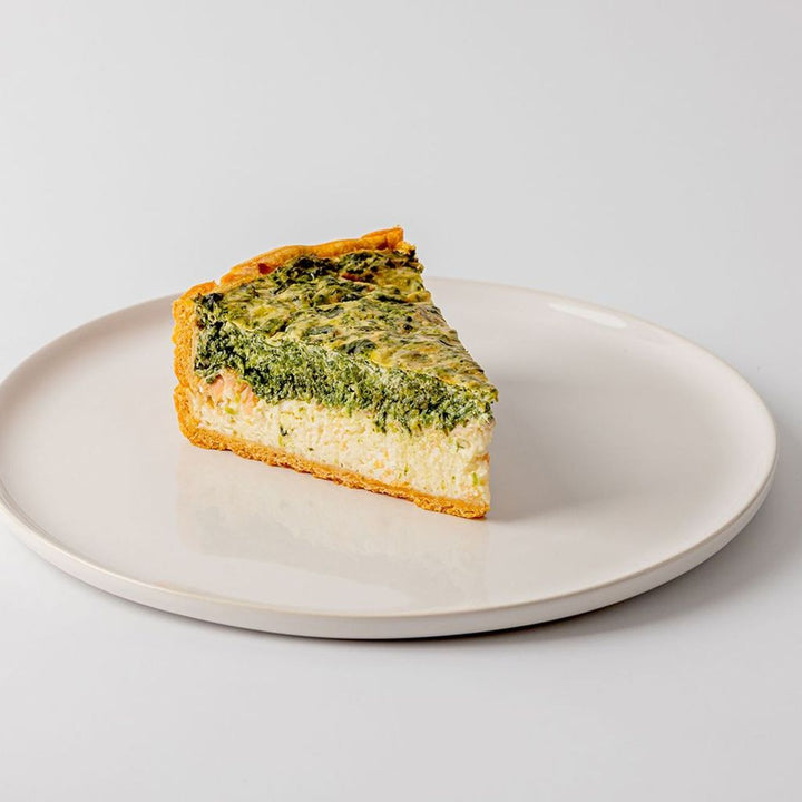 Spinach & Salmon Quiche Cold