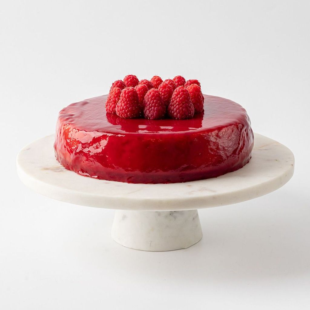 Small Vanilla & Raspberry Cheesecake