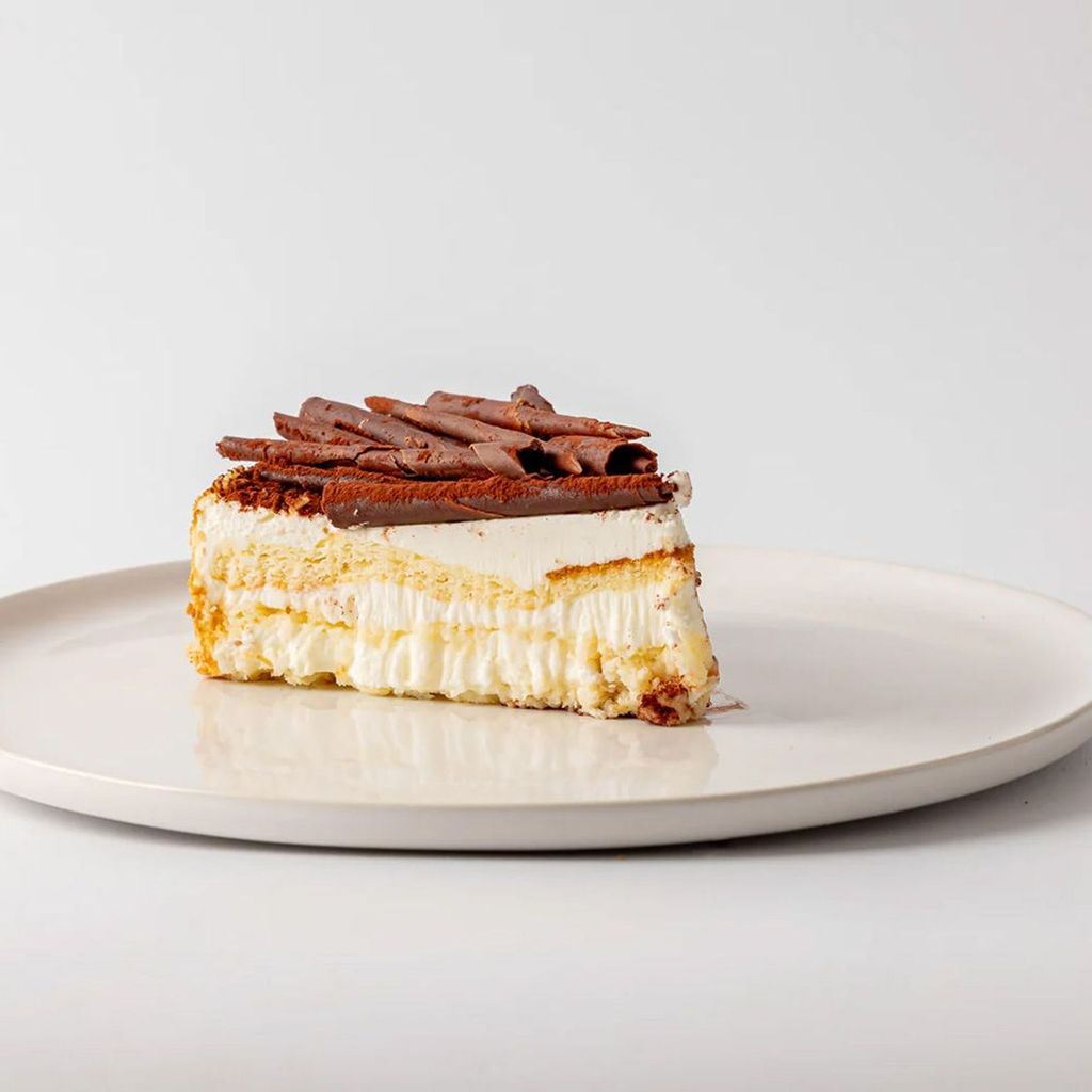 Coconut Chiffon Cake Slice