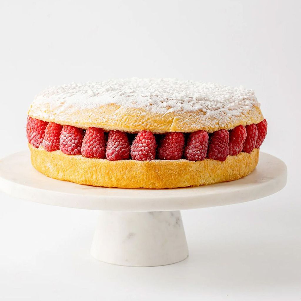 Large Raspberry Tarte Tropezienne