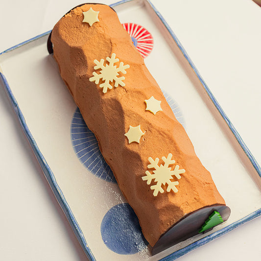 Chocolate & Vanilla Yule Log for 10