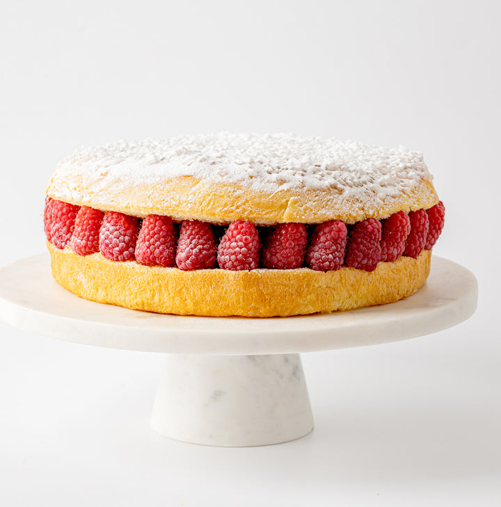 Large Raspberry Tarte Tropezienne